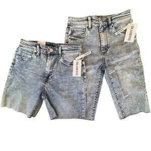 Blank NYC 2-Piece Set Women's Classic Leonard‎ Bermuda Shorts Organic Cotton 25.